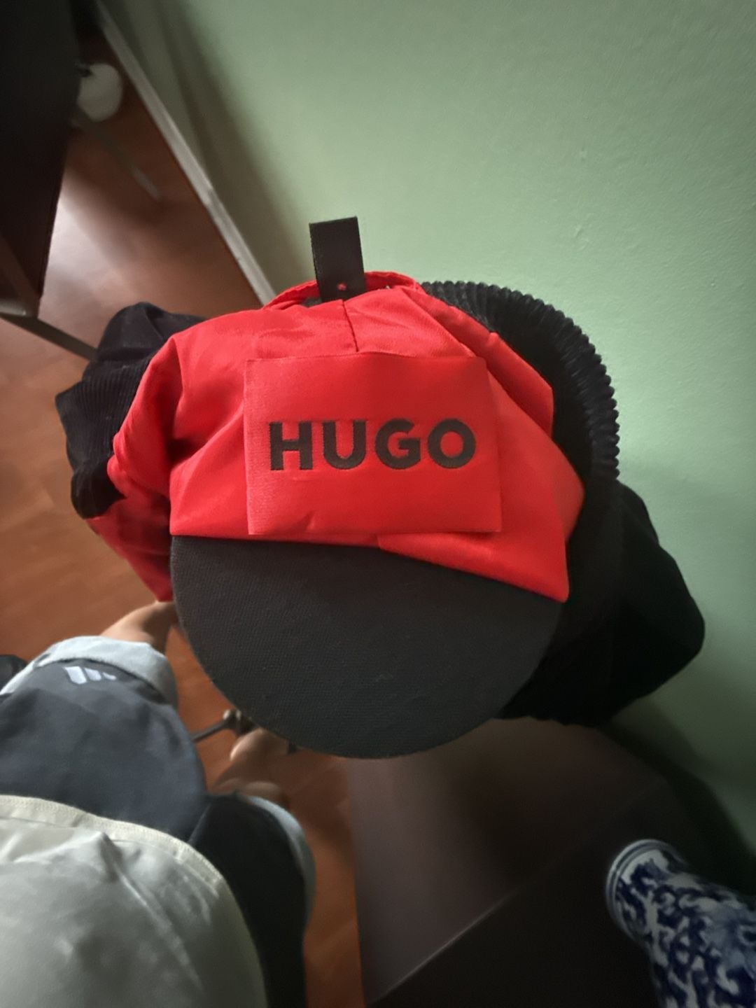Hugo Black and Red Performance Super-Flex Bomber Jacket 7