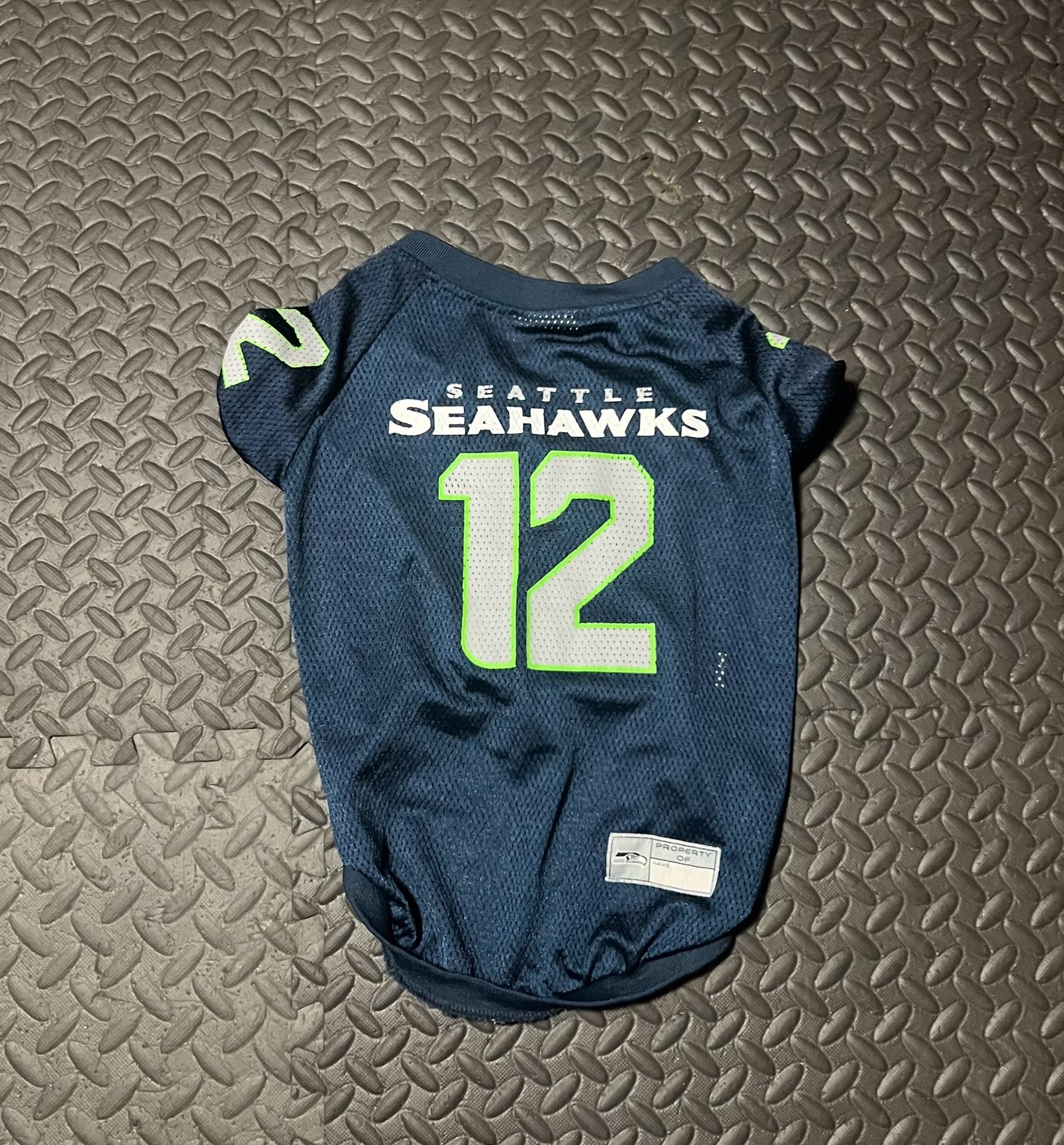 Pets First Seattle Seahawks #12 NFL Dog Jersey 2