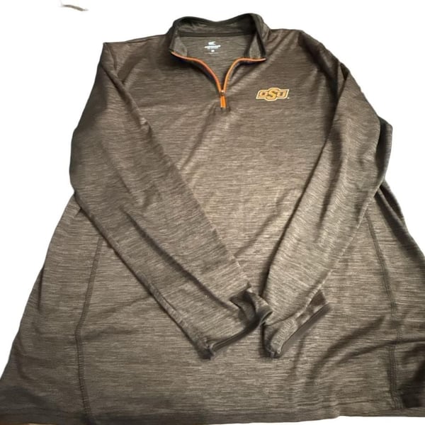 Officially Licensed Oklahoma State Cowboys Kids' Pullover - Lightweight, Quarter-Zip, 50+ UPF, Embroidered Logo – Garb,