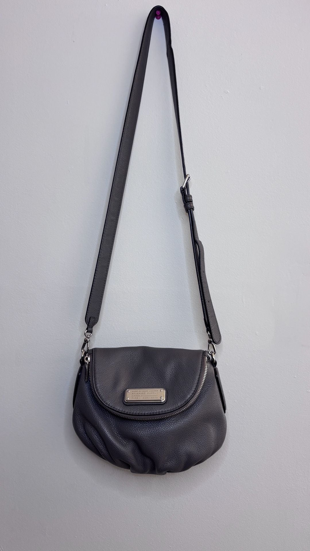 Marc by Marc Jacobs New Q Mini Natasha M0009409 Gray Leather Crossbody 8