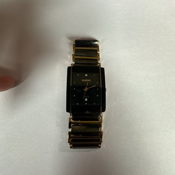 Rado Jubile Watch 60282 R28204162 Black Ceramic Gold-Tone