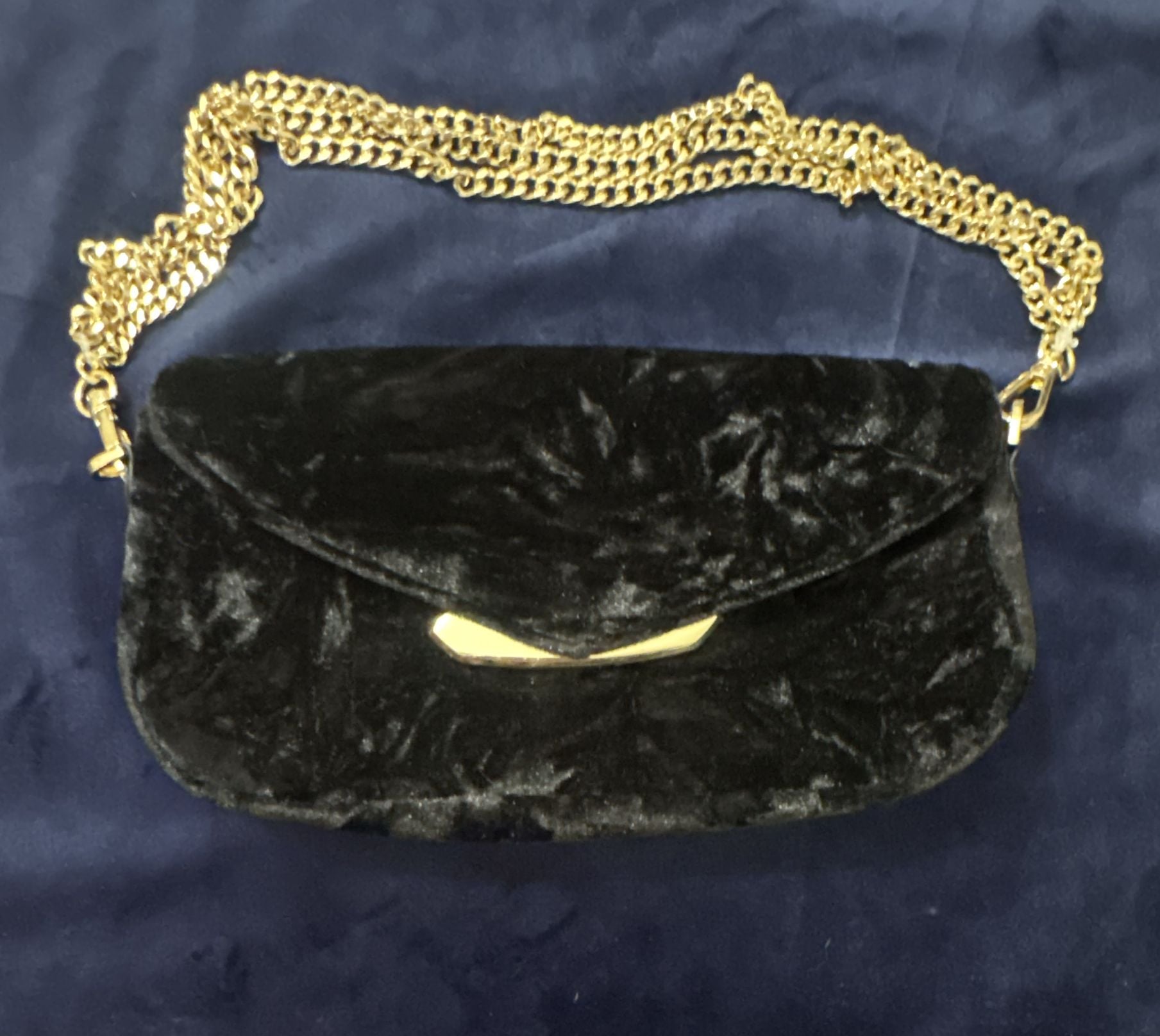 Kendra Scott Vanessa Chain Crossbody Bag Black Velvet 2