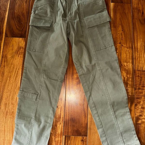 H&M Cargo Pants Size 4 Green Utility Workwear