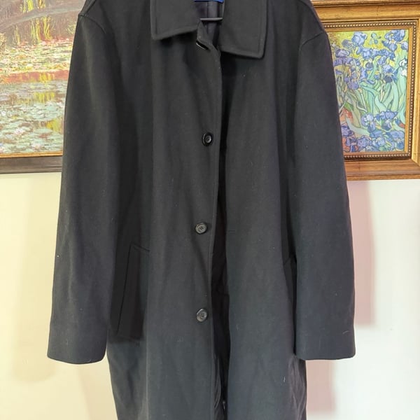 Pendleton Black Wool Pea Coat
