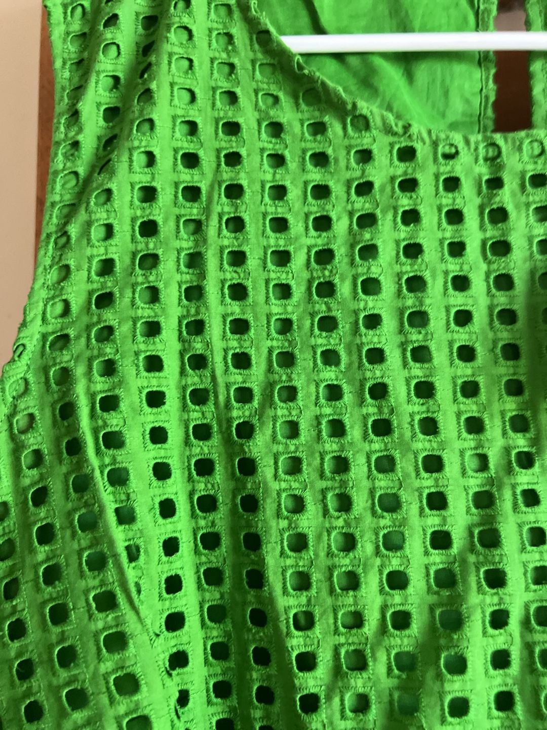 NWT Kate Spade New York Green Eyelet Tank Top Size 1X 7