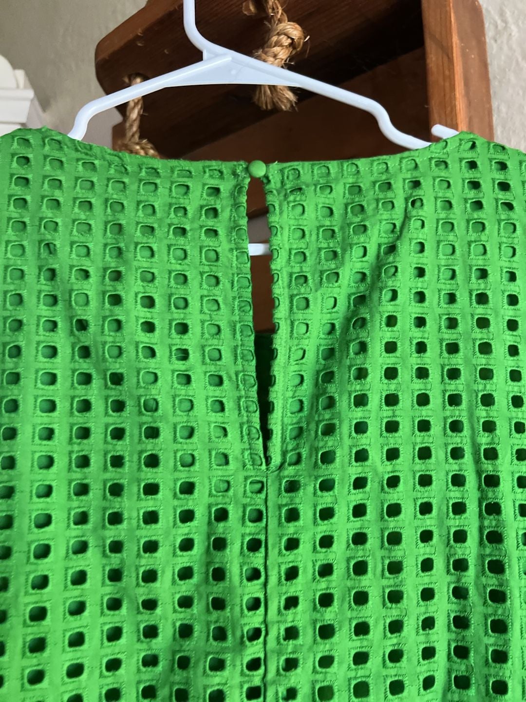 NWT Kate Spade New York Green Eyelet Tank Top Size 1X 8