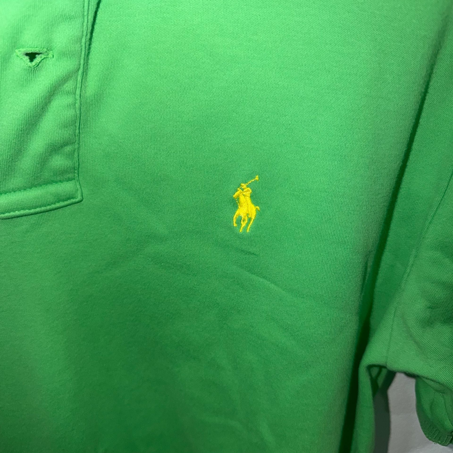 Polo Ralph Lauren Green Polo Shirt Size S 6