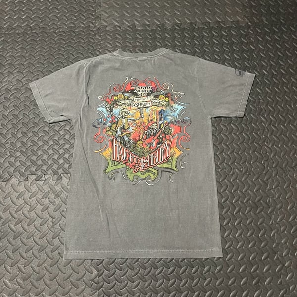 Crazy Shirts Haight Ashbury T-Shirt Size S Gray Graphic Tee
