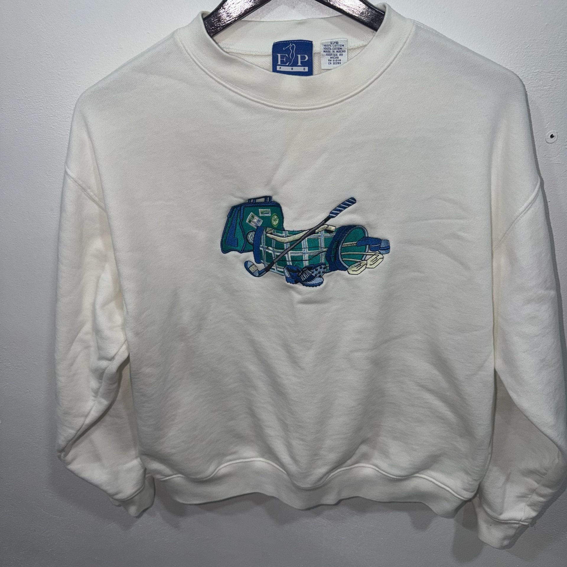 Antigua Tulane Wave Logo Victory Crewneck Pullover Sweatshirt 2