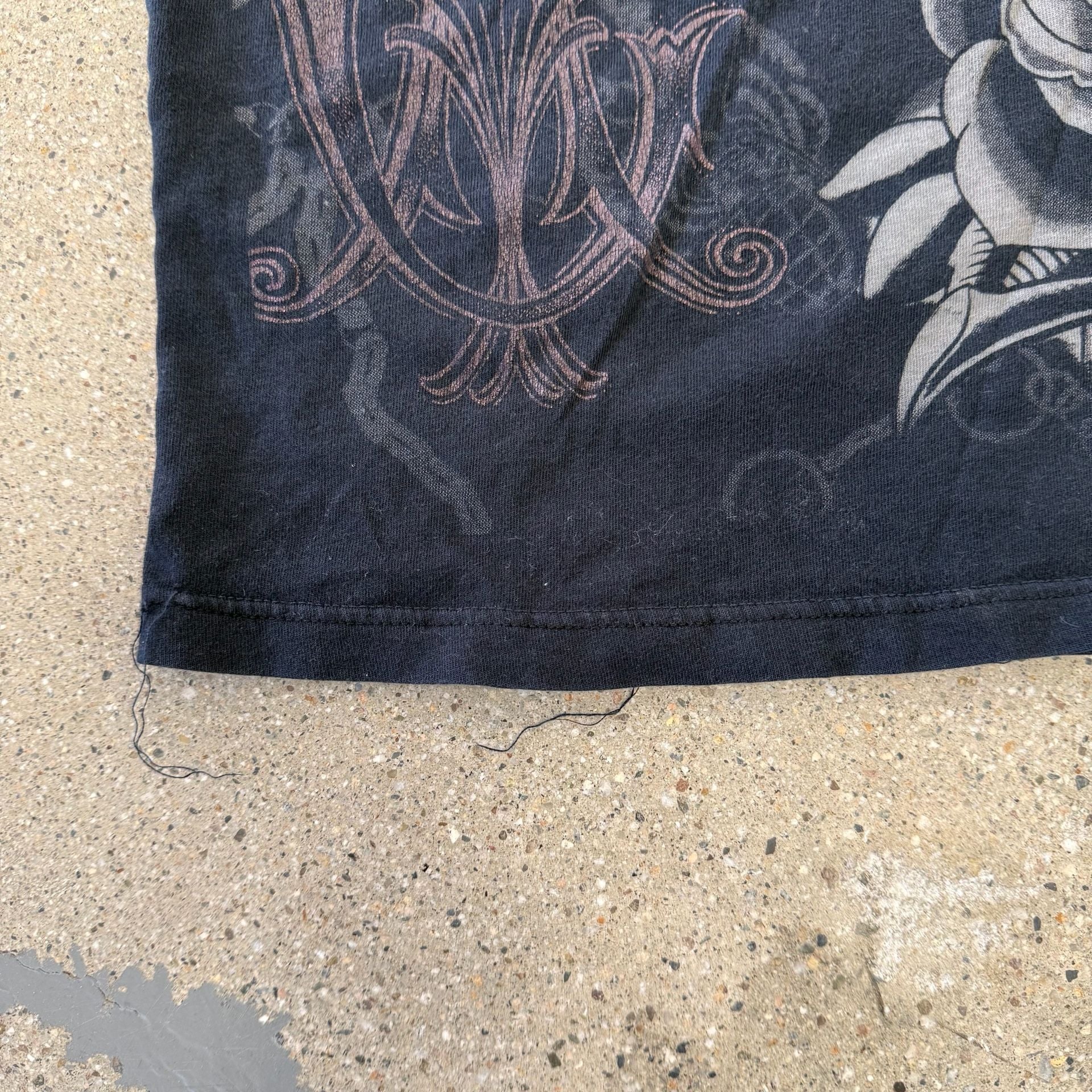 Ed Hardy Christian Audigier 944 Magazine promo shirt True Love Black Size Large 5
