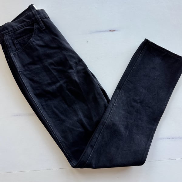 Frame Denim Black Le Italien straight Fit Jeans