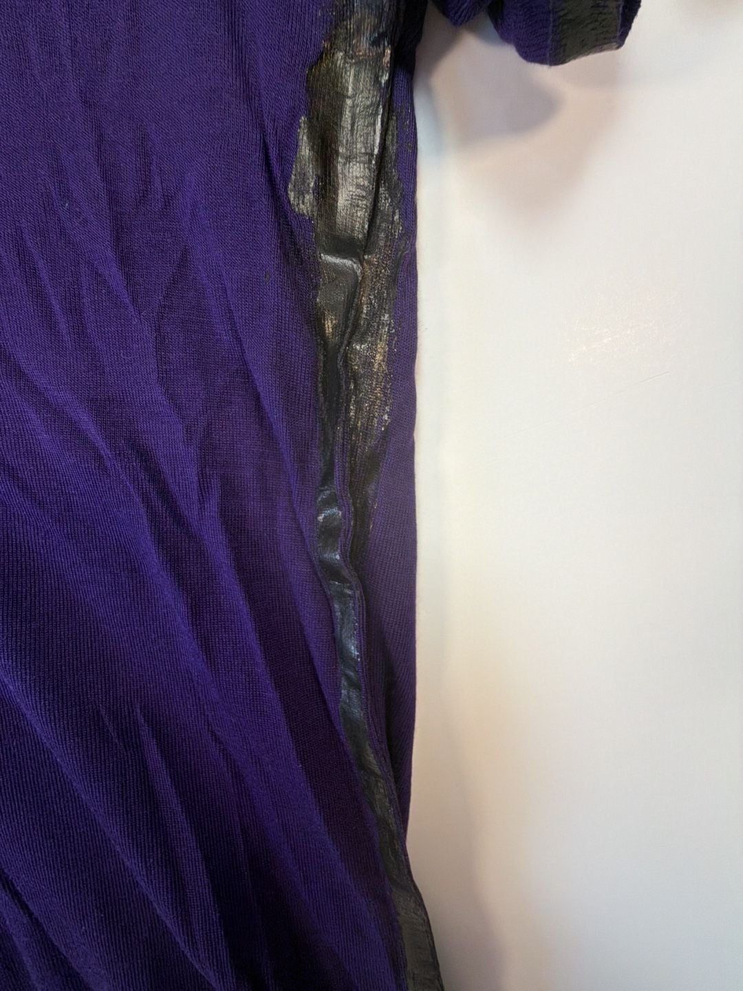 Zadig & Voltaire Tino Foil V-Neck Short-Sleeve Tee Purple L 6