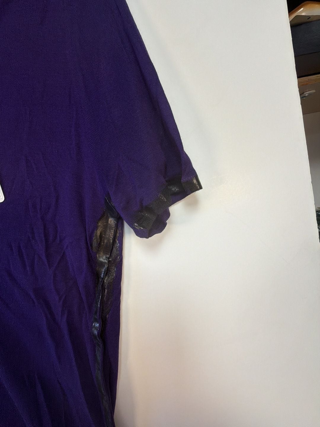 Zadig & Voltaire Tino Foil V-Neck Short-Sleeve Tee Purple L 7