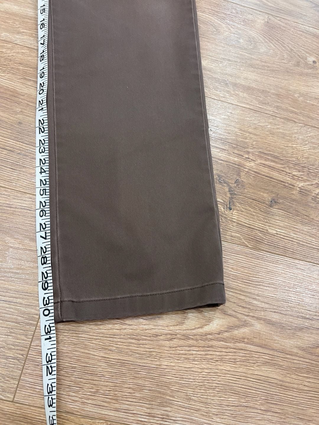 Charles Tyrwhitt Chino Pants Size 34W 32L Brown Cotton Blend Trousers Fair 20