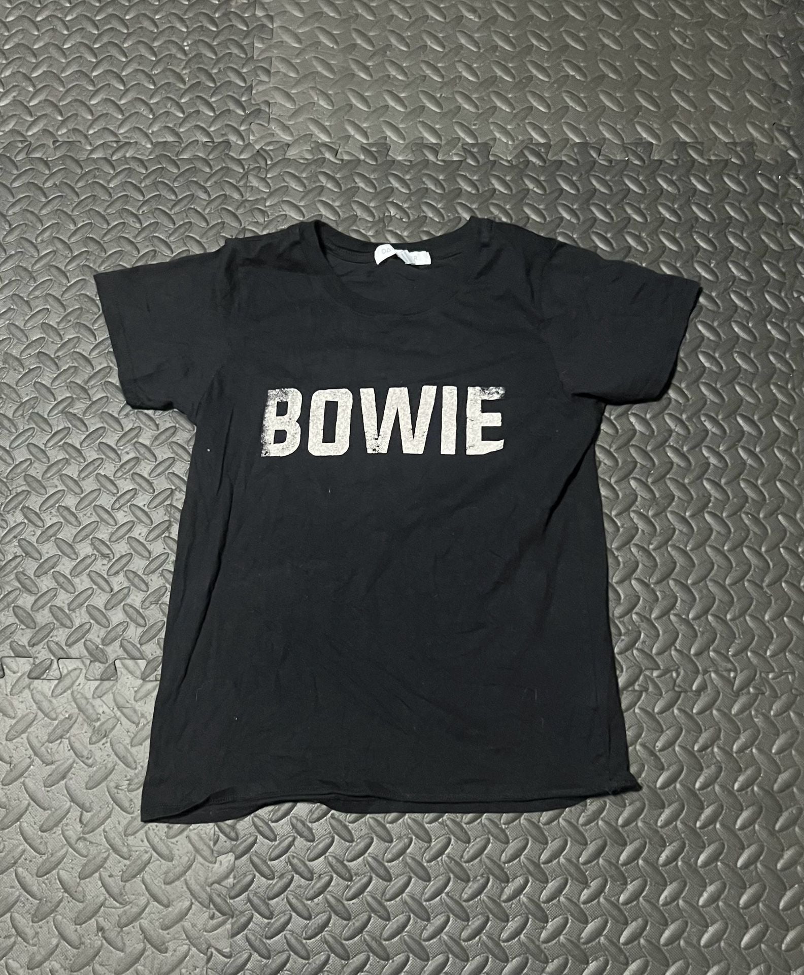 Daydreamer David Bowie 1975 Europe Tour T-Shirt Size XS Black 2