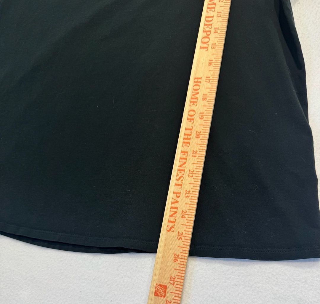Pure Jill Women’s XL Black Pima Stretch Cotton Shirttail Tee Long Sleeve 5