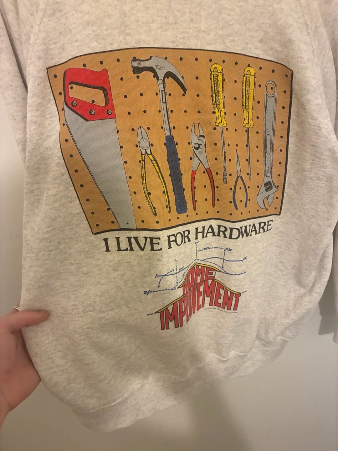 Stanley DeSantis Home Improvement I Live For Hardware Size L Sweatshirt 3