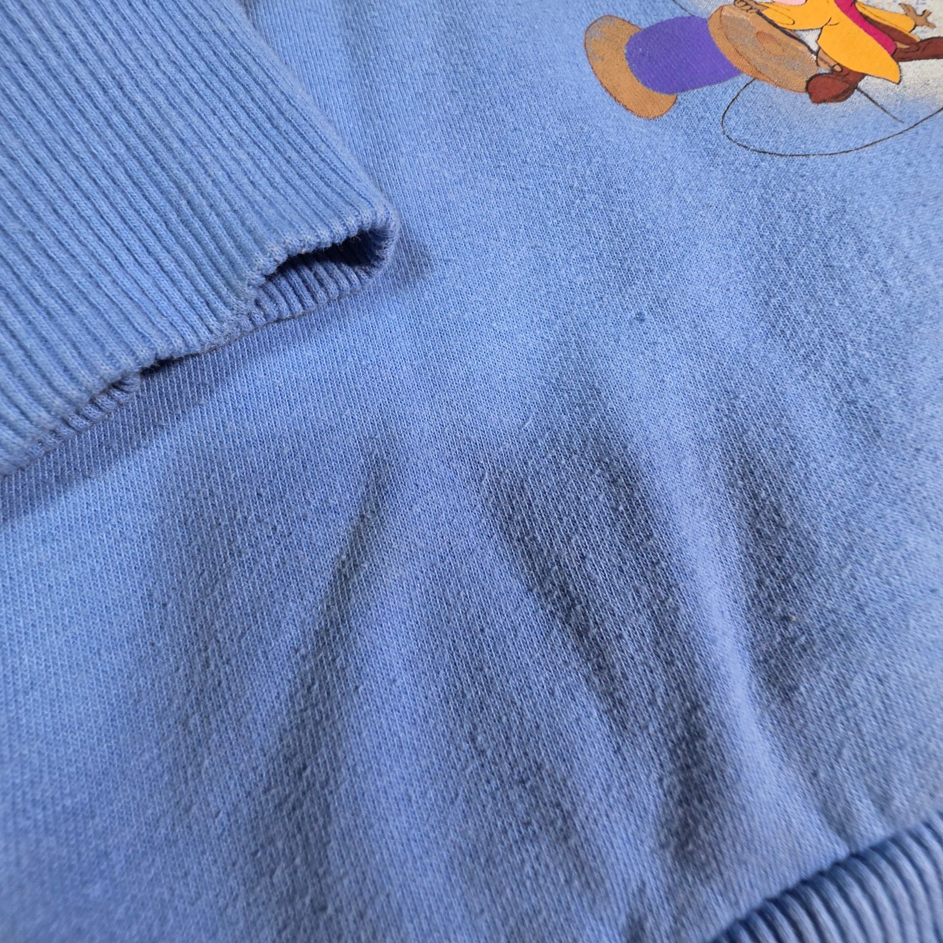 Disney Princess Cinderella Sweatshirt Size MD Blue Movie Poster 8