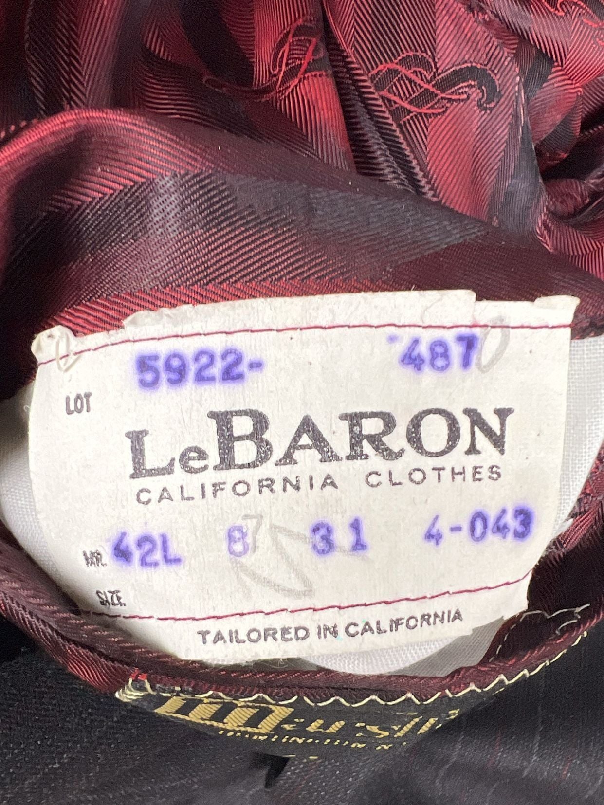 Le Baron California Clothes Pinstripe Suit 9