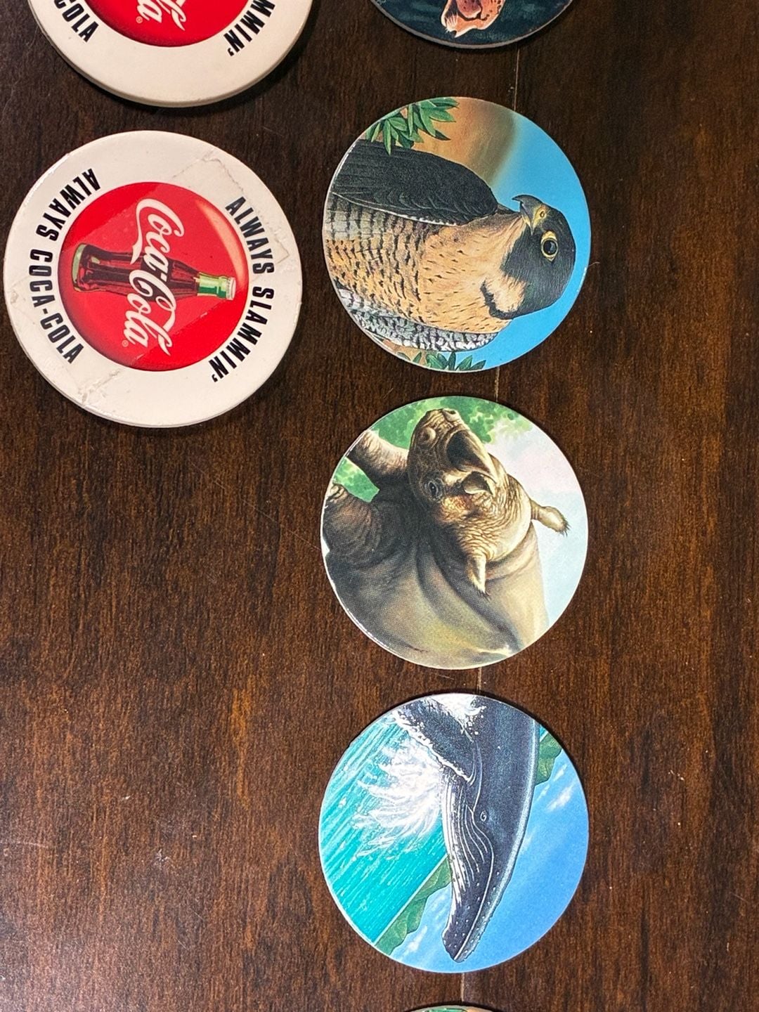 Coca-Cola Collect-A-Card Coke Cap Pogs Set of 13 Vintage 1990s Collectible Drink 4