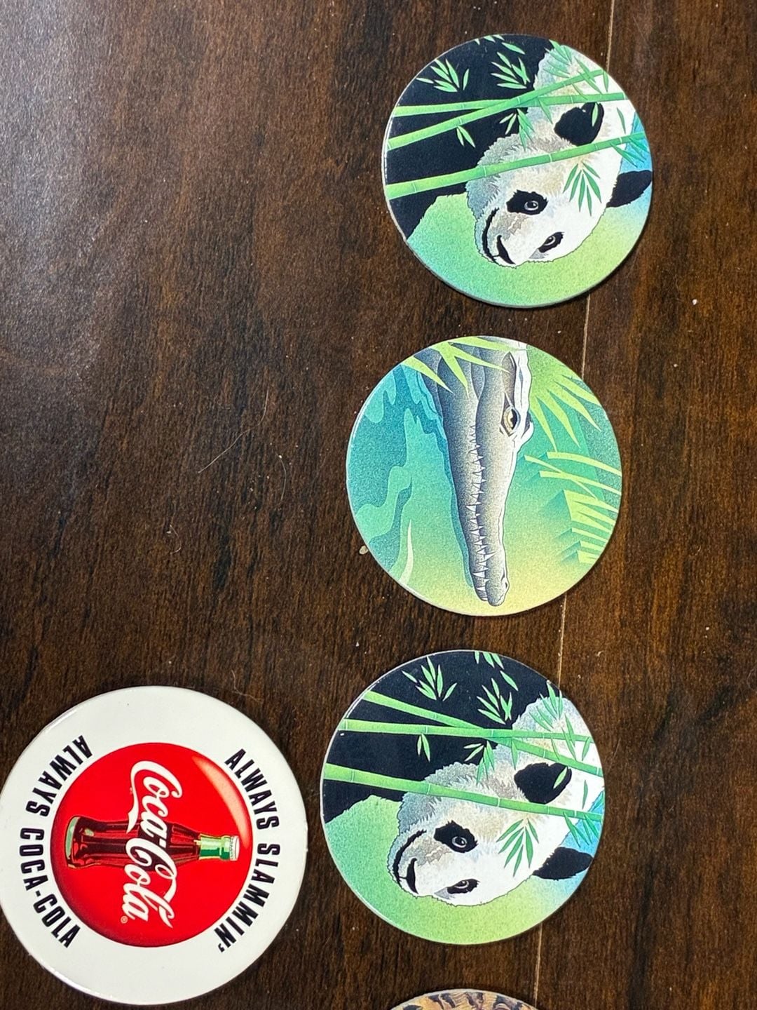 Coca-Cola Collect-A-Card Coke Cap Pogs Set of 13 Vintage 1990s Collectible Drink 6
