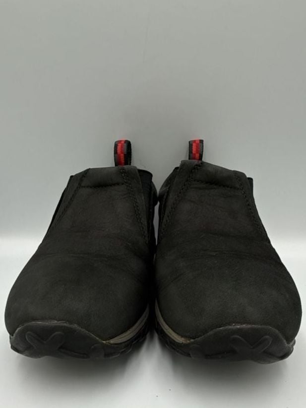 Merrell Jungle Moc Nubuck Black Slip On Hiking Shoes
Size 6.5 W
#874 4