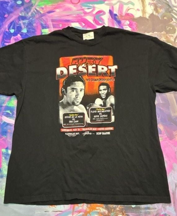1999 mandalay Bay boxing promo Tee Floyd Mayweather Vs. Oscar De La Hoya  2