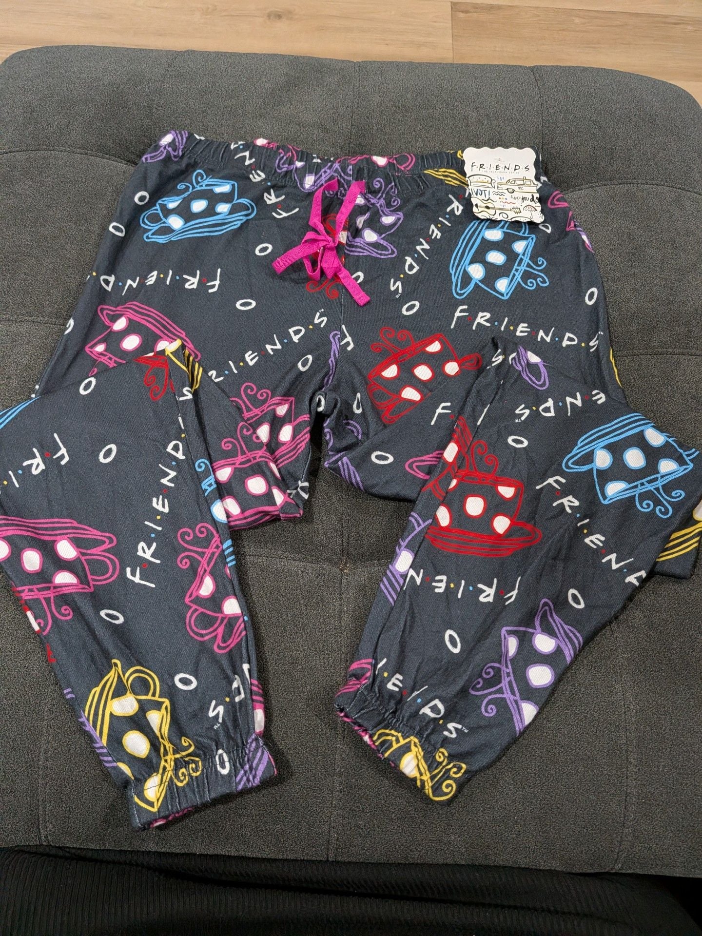 Friends The Television Series Pajama Pants Size Medium 1