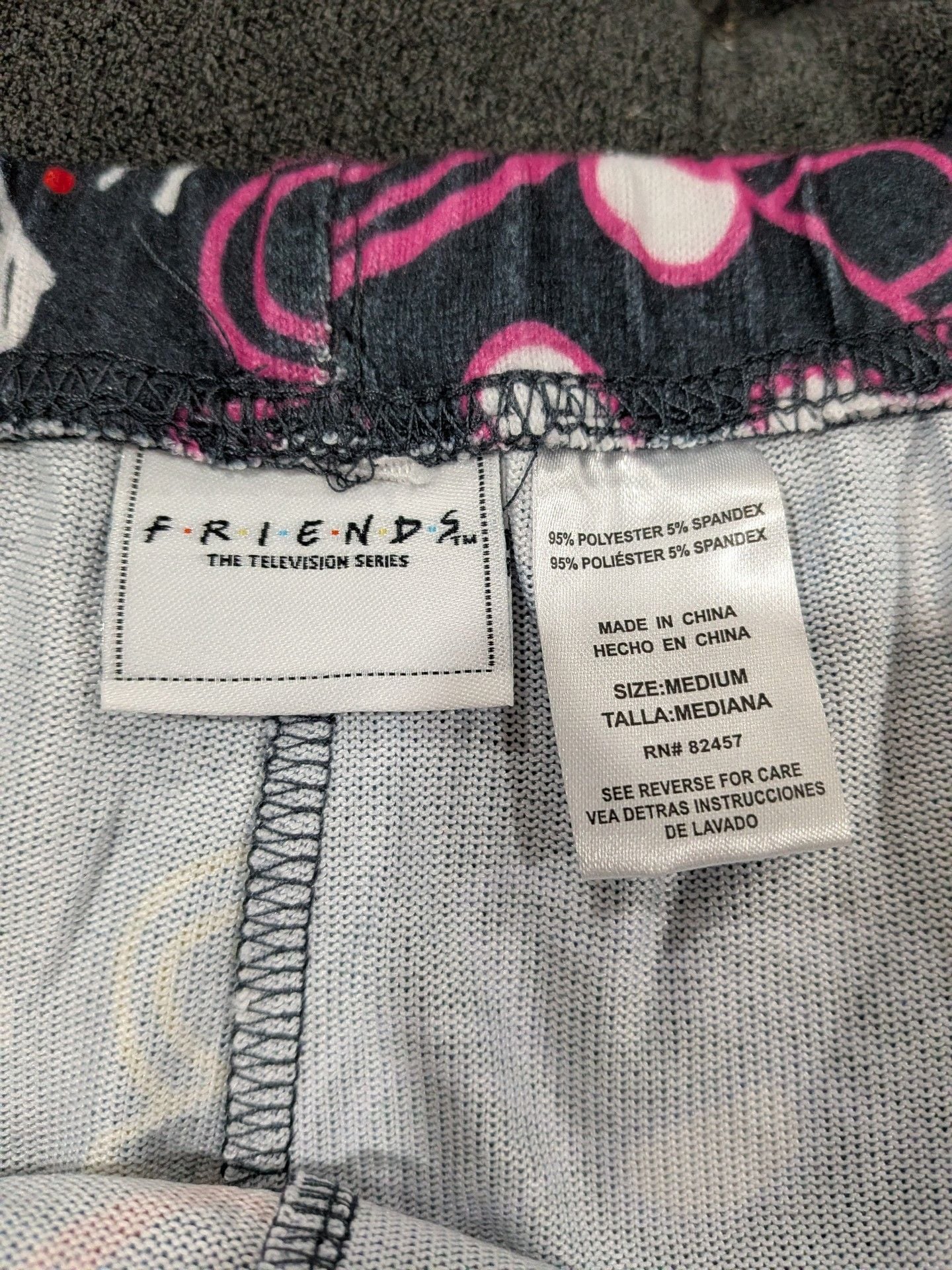 Friends The Television Series Pajama Pants Size Medium 2