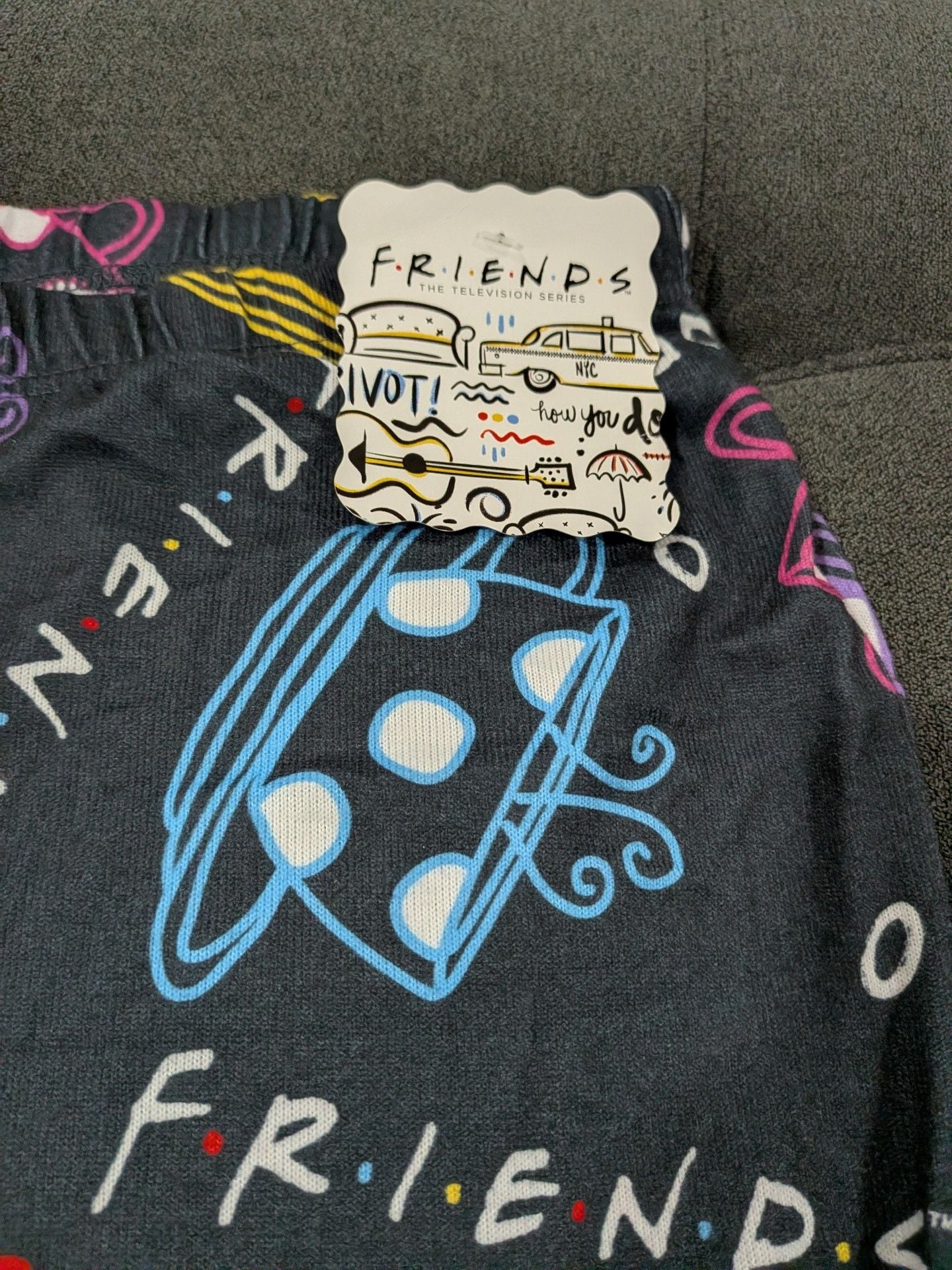 Friends The Television Series Pajama Pants Size Medium 3