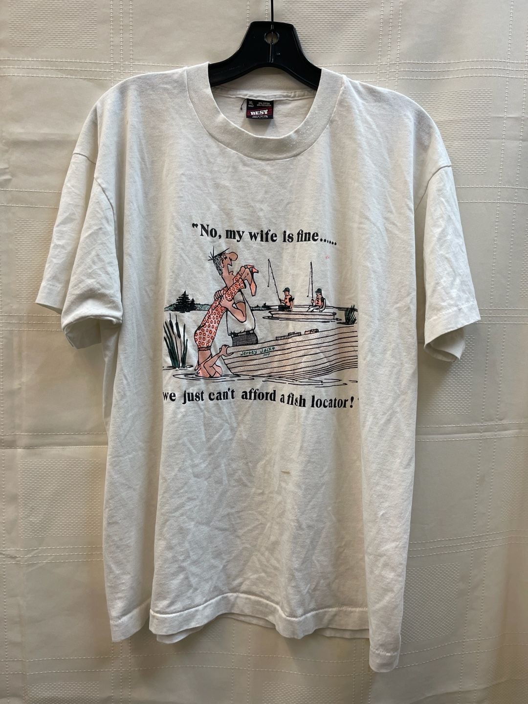 Vintage XL Humeur Design En Voyage Single Stitch Long Sleeve Graphic Tee 5