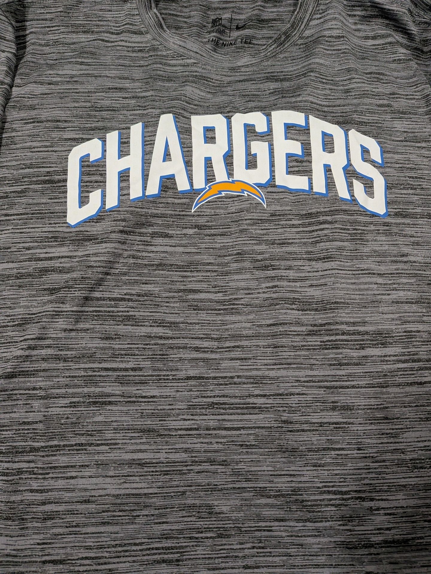 Nike Los Angeles Chargers NFL Dri-Fit T-Shirt Size L Gray 3