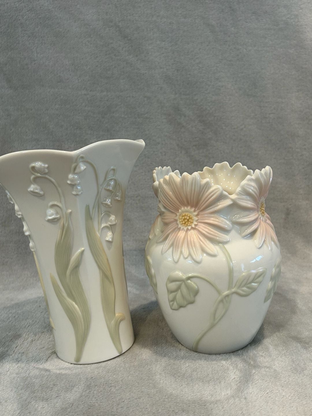 Lenox Floral Blossoms Lily Of The Valley Porcelain Vase 1