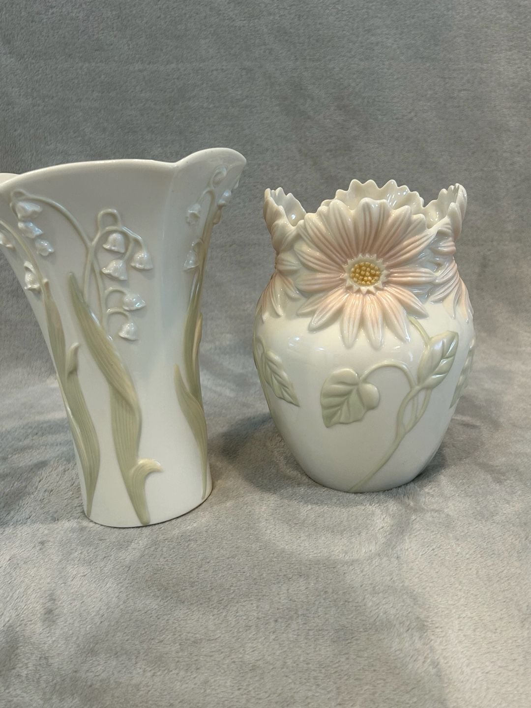 Lenox Floral Blossoms Lily Of The Valley Porcelain Vase 2