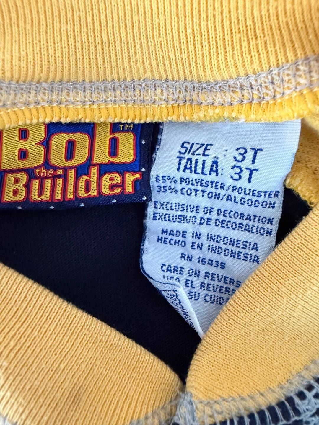 Vintage 2001 Bob the Builder Construction Vehicle “scoop”Long Sleeve Shirt 7