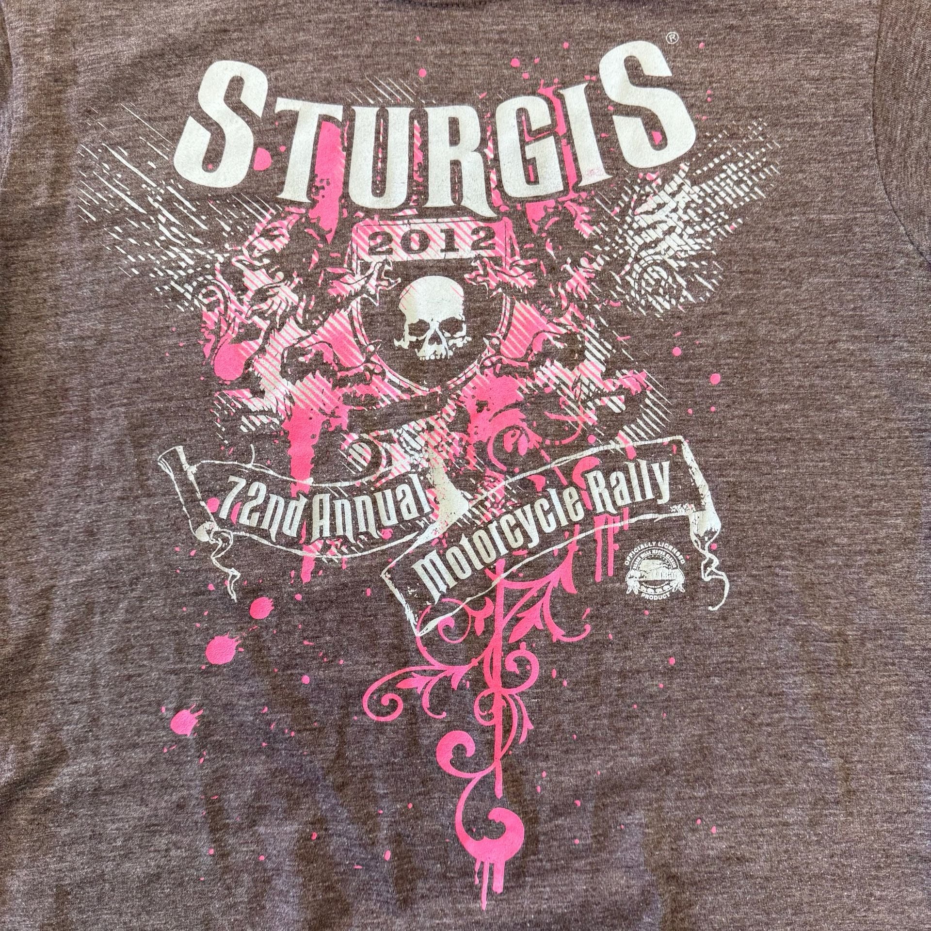 Sturgis 2012 72nd Annual Motorcycle Rally T-Shirt Size XL 3