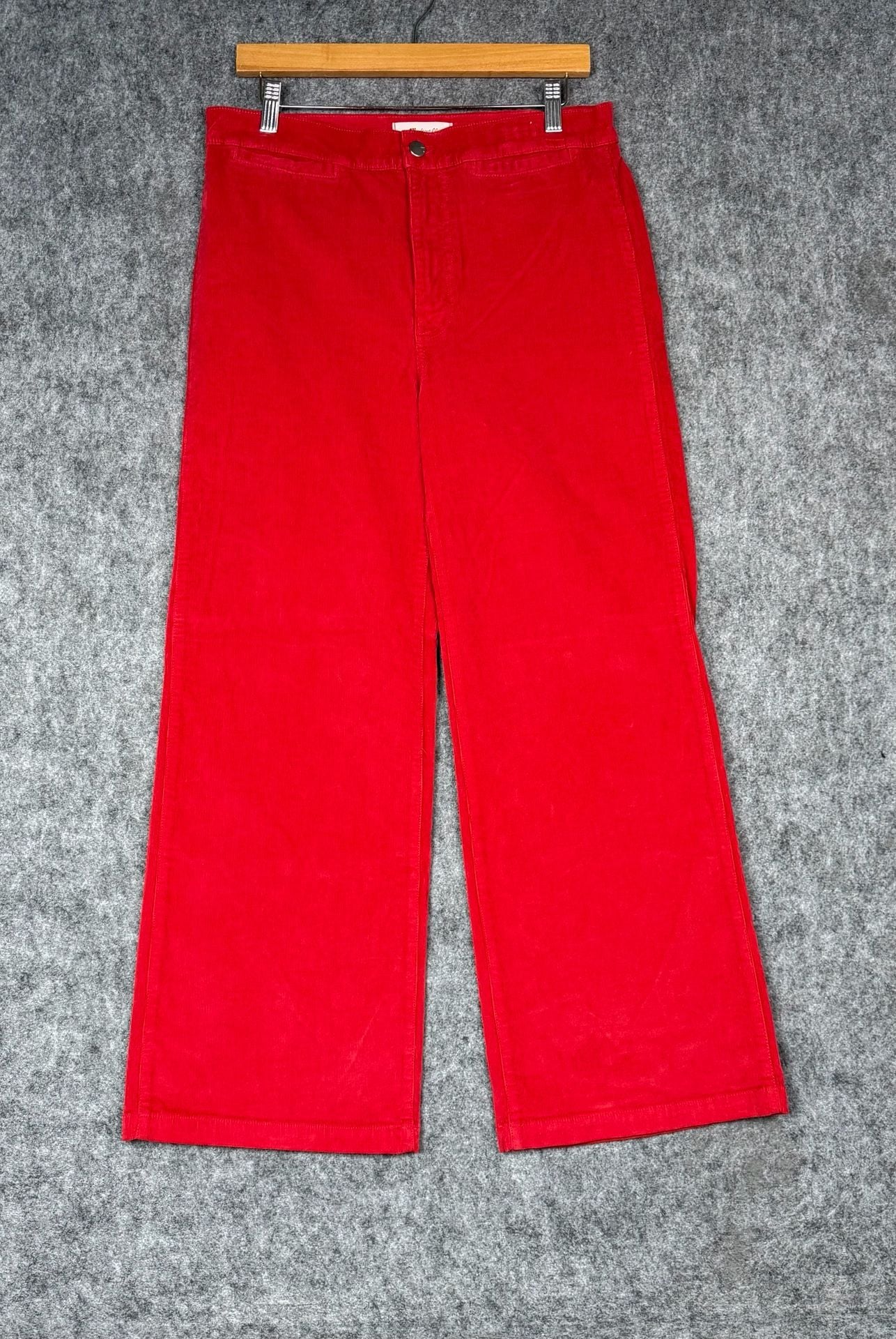 Madewell Wide-Leg Corduroy Pants Red Size 30 10