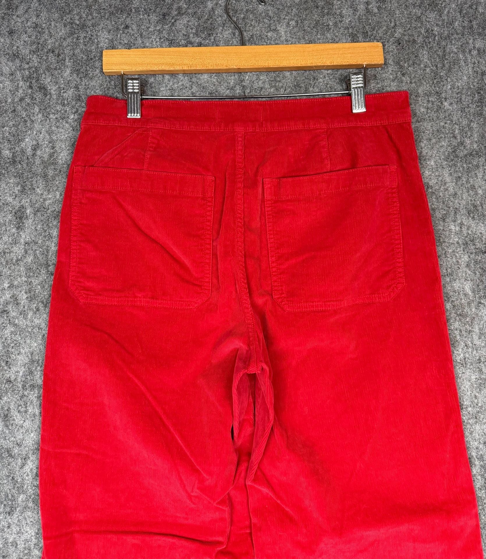 Madewell Wide-Leg Corduroy Pants Red Size 30 12