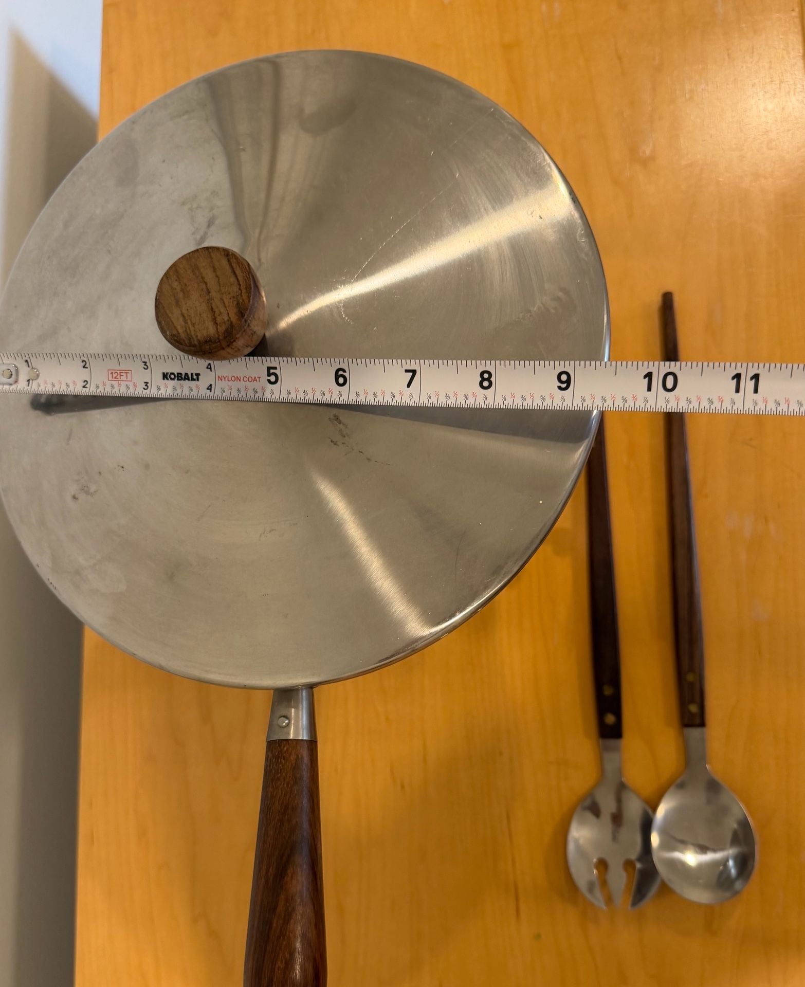 Vintage Mid Century Modern Fraser Denmark Fondue Pot: Stainless Steel 11