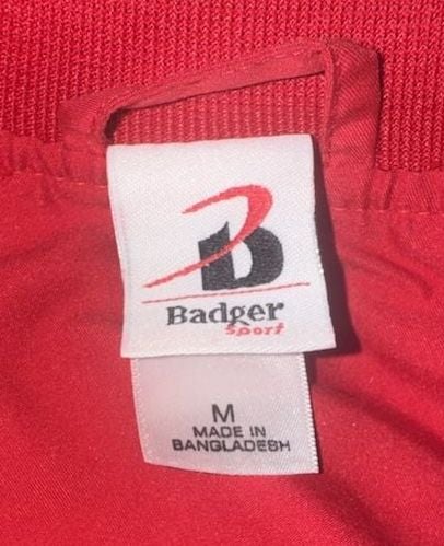 Vikings Staff Windbreaker Size M Red Pullover Jacket 4