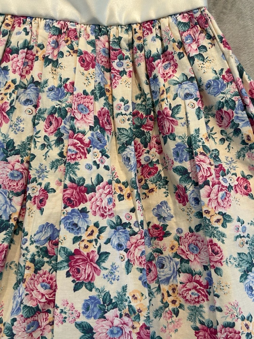 Gerat Girls Dress Size 12 Floral Lace Collar Vintage 3