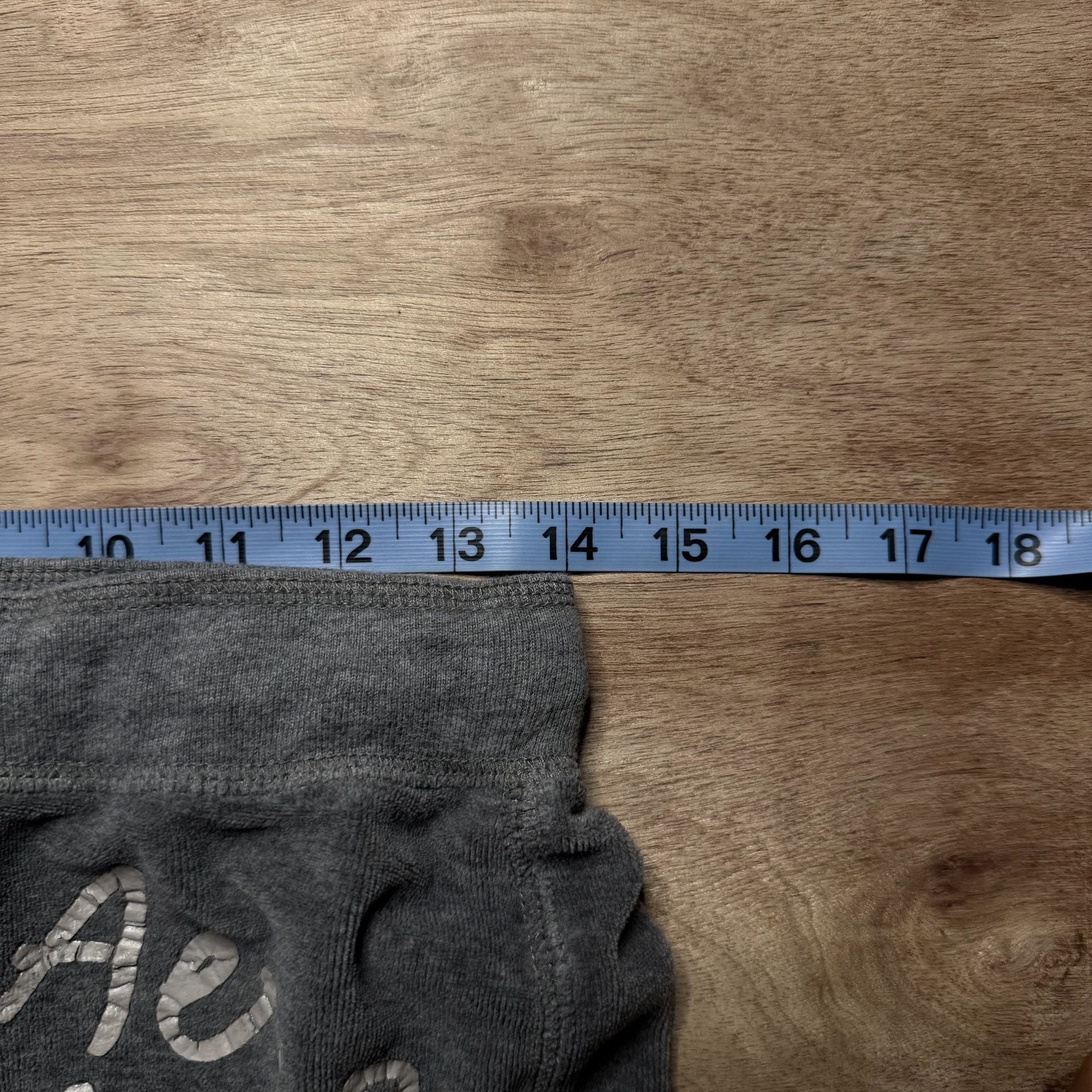 Aeropostale Aero Est. 87 Gray Velour Lounge Sweatpants XS Y2K Style 6