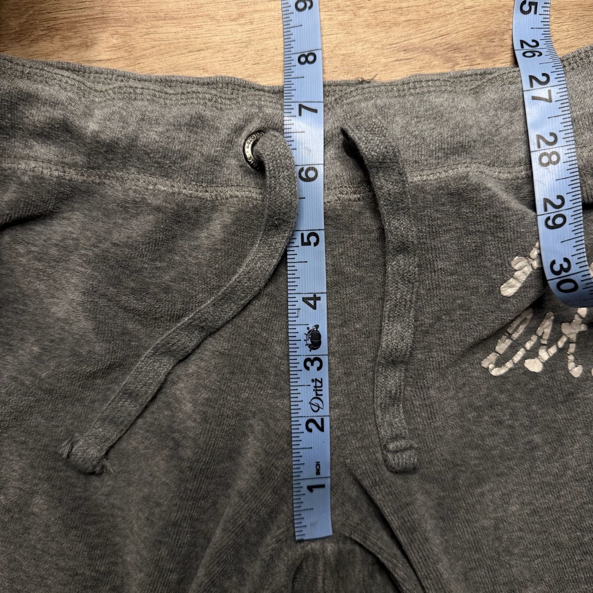 Aeropostale Aero Est. 87 Gray Velour Lounge Sweatpants XS Y2K Style 10