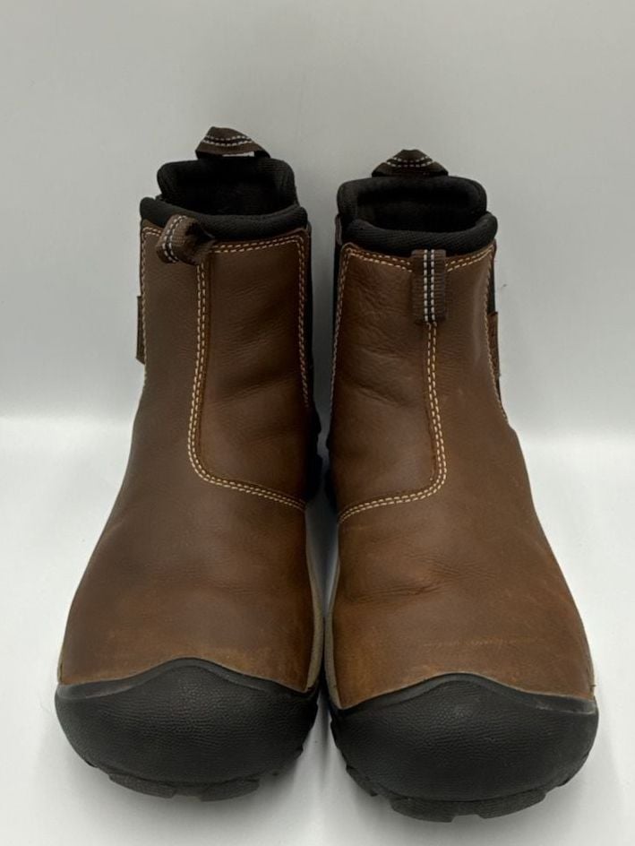 Keen Dry Bellows Flex Brown Leather Work Boots
Size 9.5
#872 5