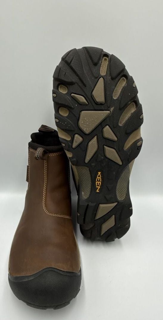 Keen Dry Bellows Flex Brown Leather Work Boots
Size 9.5
#872 8