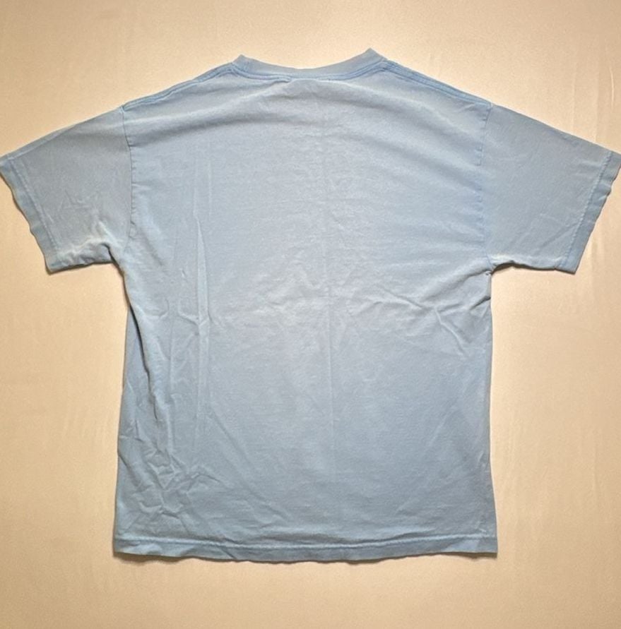 Vintage 90s/Y2K Champs Sports UNC Tar Heels T-Shirt Light Blue 4