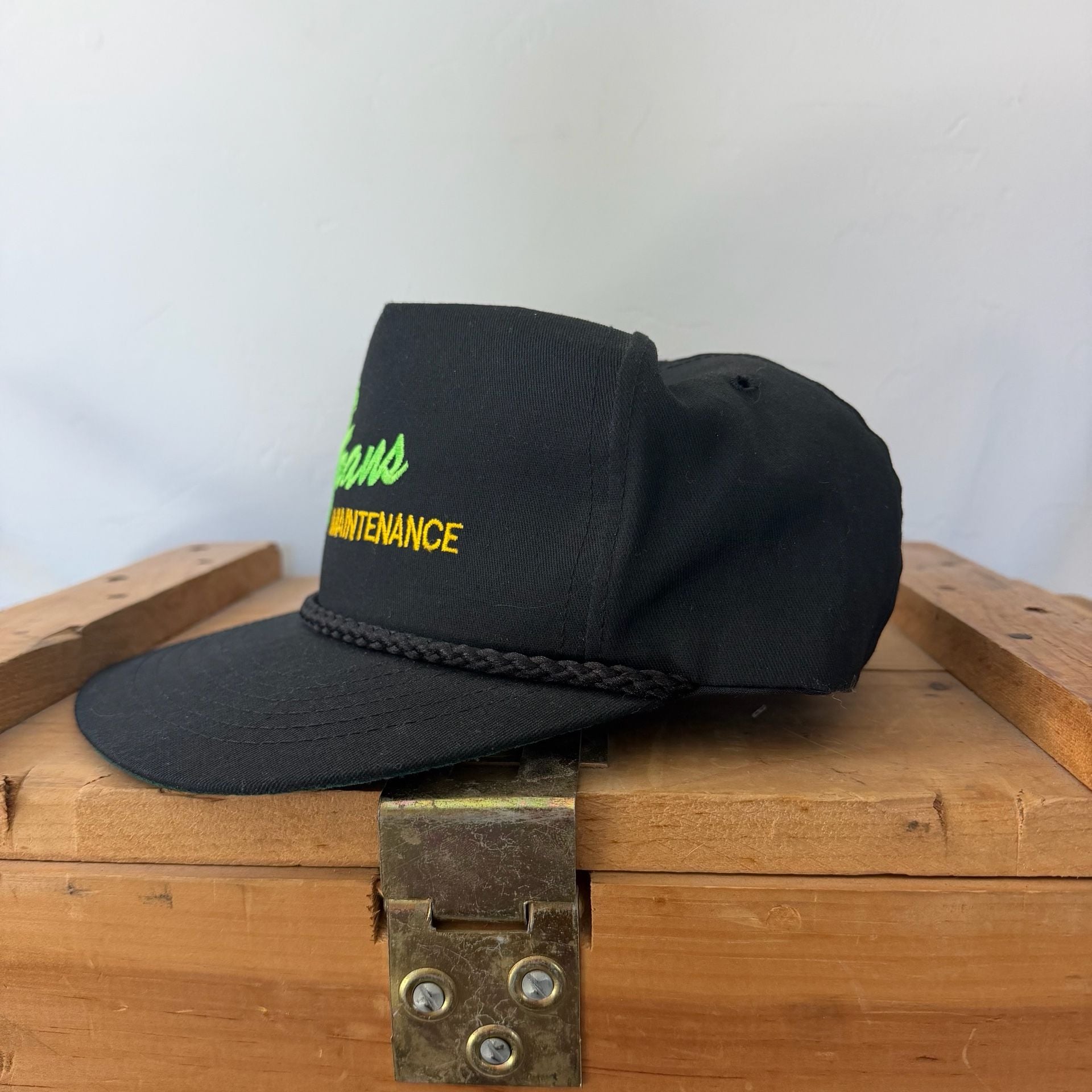 80s Union Made Military Hat - 355th Trans Maintenance - Ft. Bragg 4