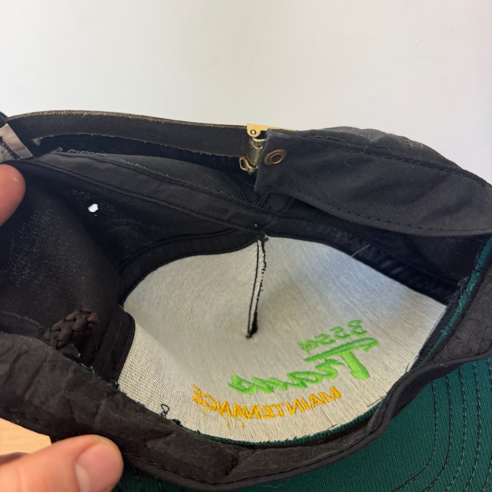 80s Union Made Military Hat - 355th Trans Maintenance - Ft. Bragg 6
