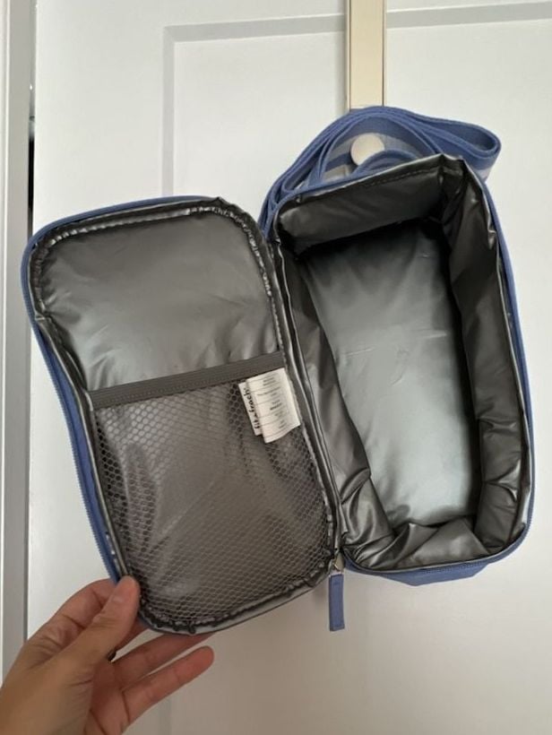 Fit & Fresh Crossbody Bottle Bag Cornflower Blue 40 oz Insulated Carrier 5
