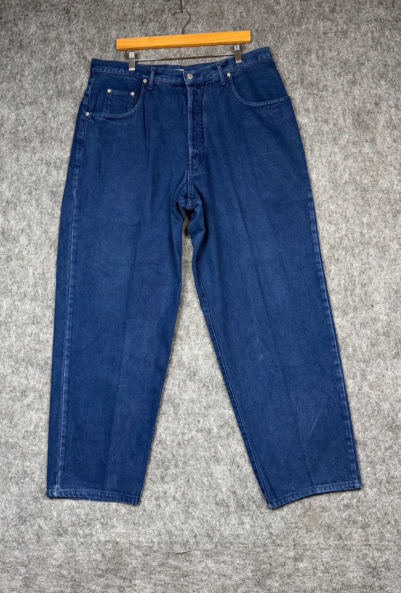 Georges Marciano Vintage 90s Navy Blue Denim Jeans Size 40 5